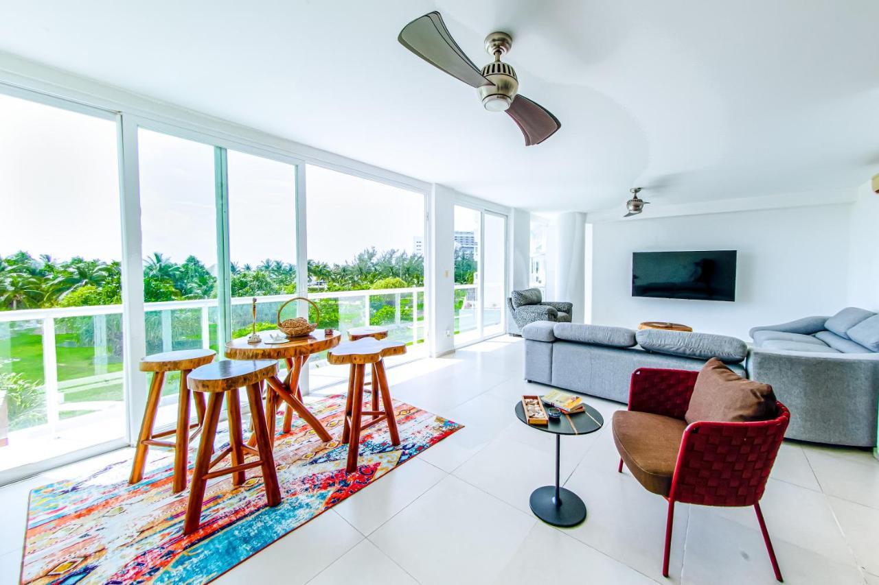 كانكون Beachfront Luxury Apartments المظهر الخارجي الصورة